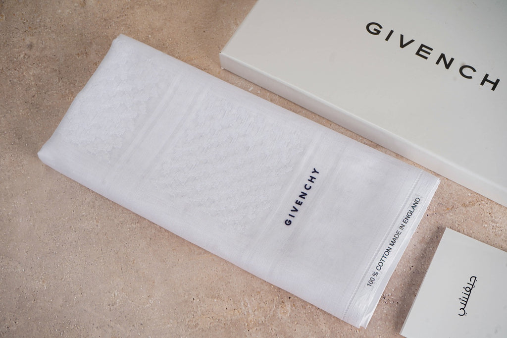 شماغ جفنشي أبيض