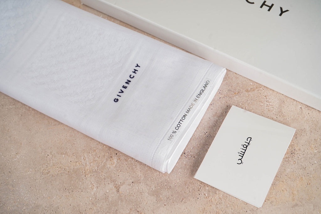 شماغ جفنشي أبيض